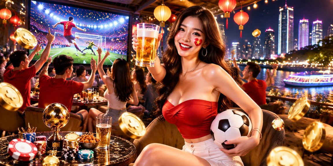 Khung cảnh casino tại chợ đêm Sài Gòn