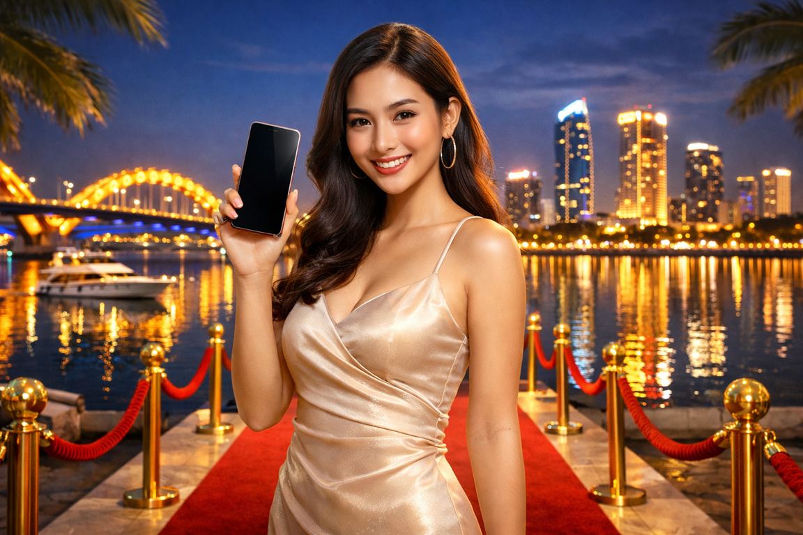 Người chơi đăng nhập trên điện thoại di động tại sòng casino Việt Nam